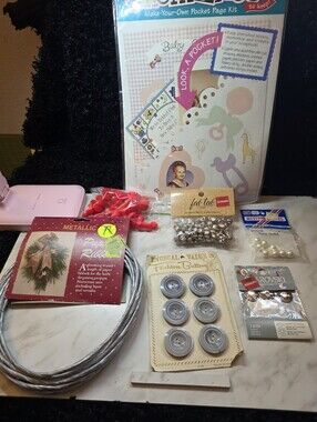 Assorted New in Package Craft Supplies